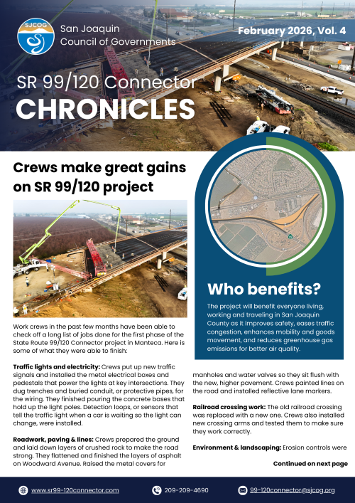 Cover of SR 99-120 Connector Chronicles, Feb. 2026, Vol. 4