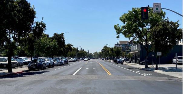 Church street Road Diet after