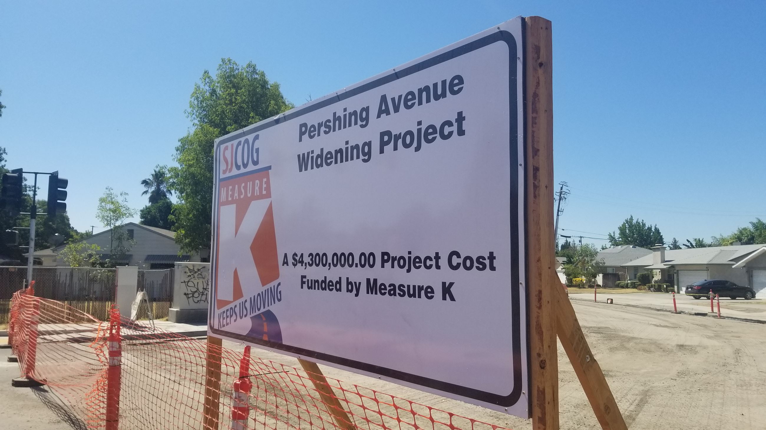 Pershing Avenue widening